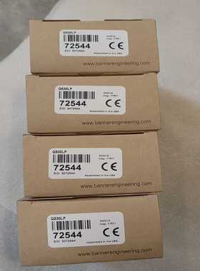 美国邦纳BANNERQS30LP光电传感器，型号72544--议价商品