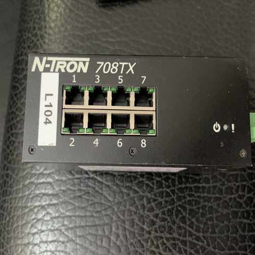 【议价】N-TRON恩创100M8口管理型工业交机708TX适用
