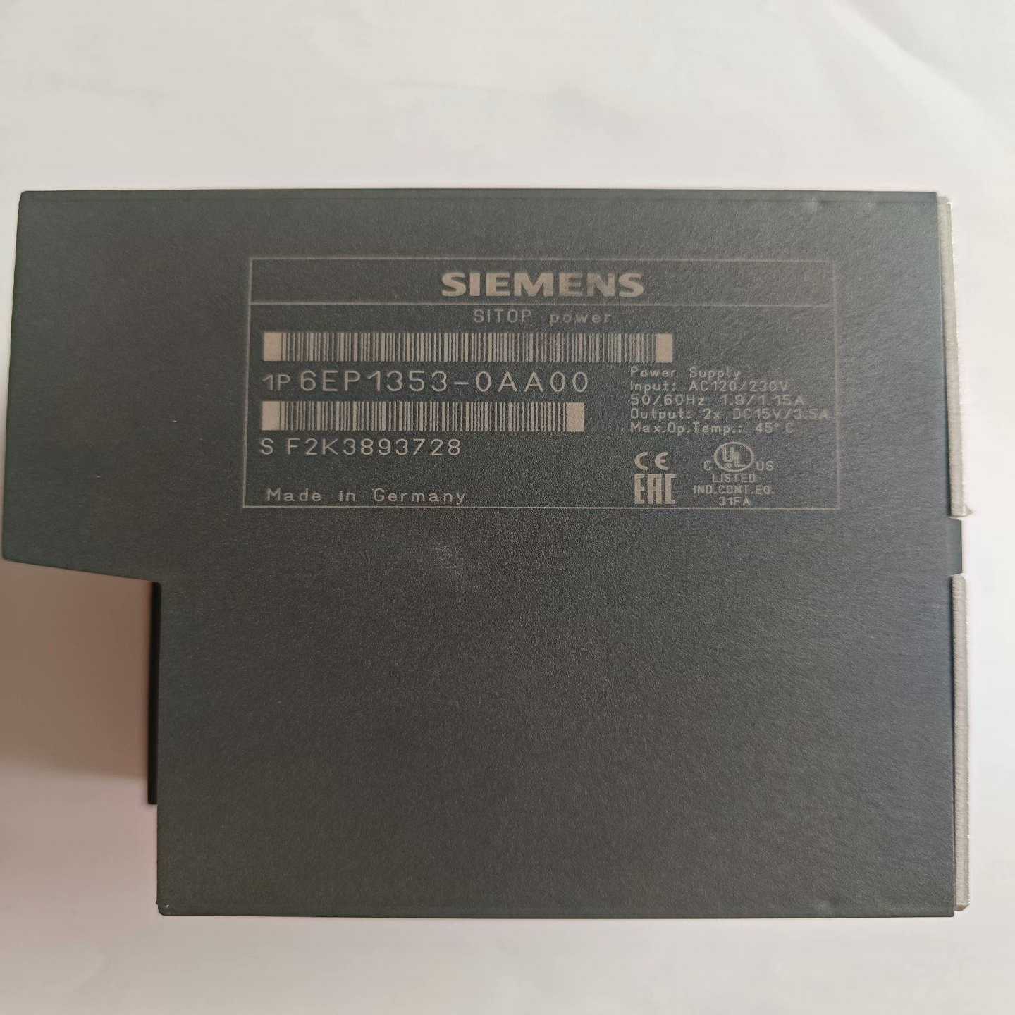 西门子6EP1353-0AA00PLC西门子双电源没有上机痕--议价商品