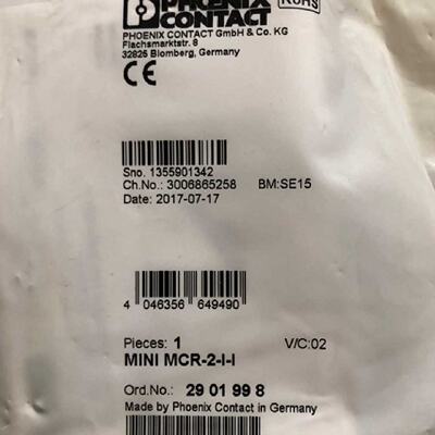 配件菲尼克斯隔离放大器MIMCR2II2901998议价