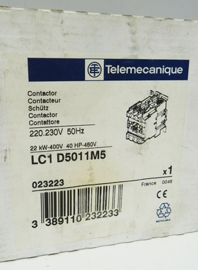 TelemecaniqueLC1D5011M5023223Schtz22KW-400V40HP-460VS