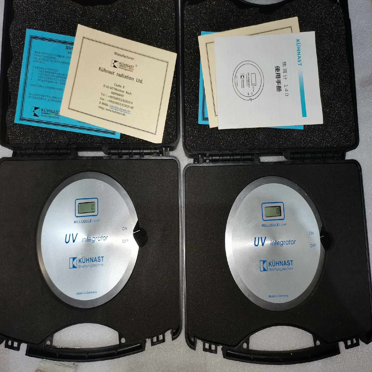 【议价】德国KUHNAST库纳斯特   UV能量计UV140