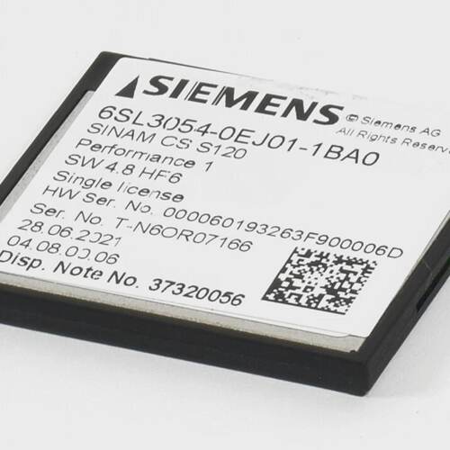 Siemens Sinamics CS S120 CompactFlash Card6SL30540EJ011BA06S