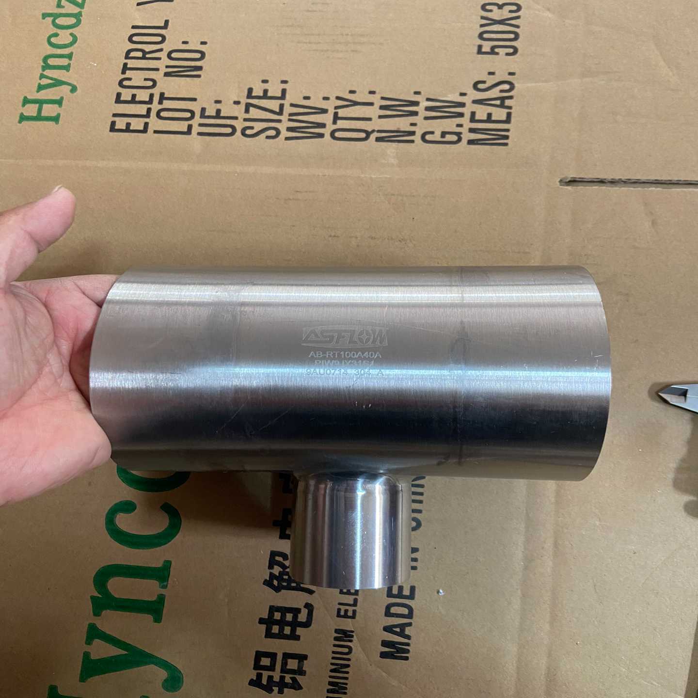 ASFLOW变径三通AB-RT100A40A、304不锈钢B--议价商品