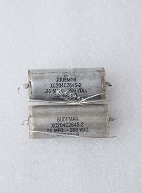 美国下机GUDEMAN古德曼0.26UF200V仪器胆机油浸发烧电容