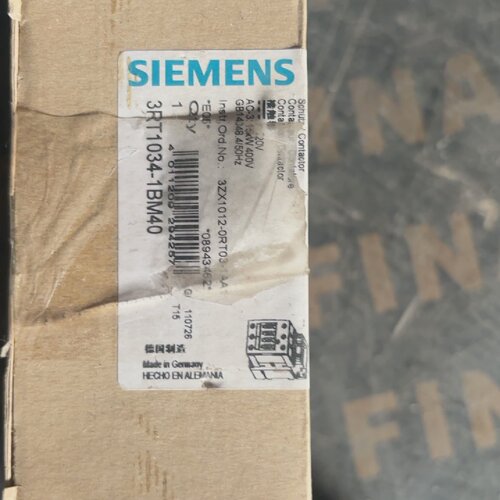询价-接触器3RT10341BM40220VDC