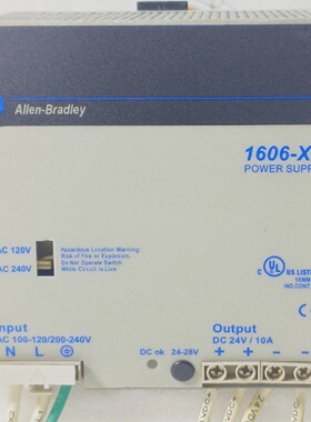 ALLENBRADLEY 1606XL240EP POWER SUPPLY INPUT 100240VAC TO OUT