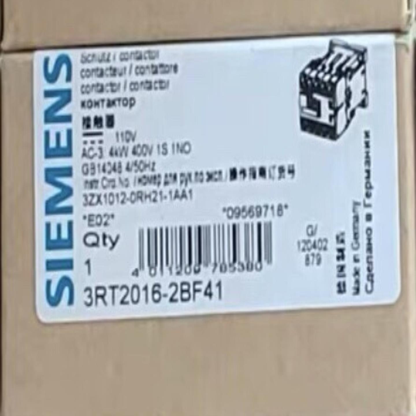 【议价】接触器3RT2016-2BF41库存2个适用