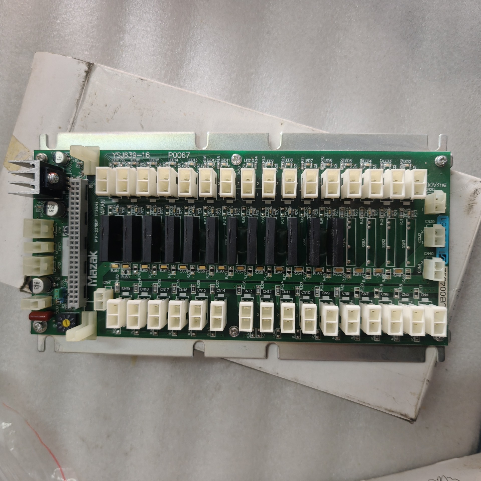 MAZAK马扎克IO板D65UB004302，YSJ639---议价商品