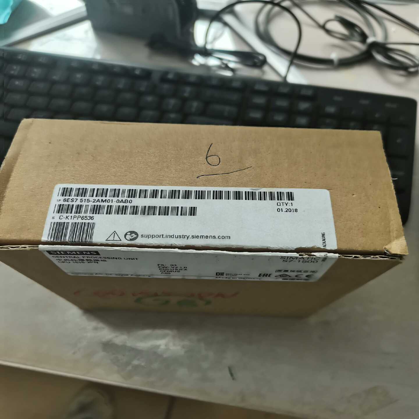 【议价】6ES7515-2AM01-0AB0，开封未使用，适用