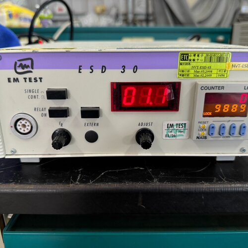 【询价】EM TEST静电放电发生器ESD30，我只有主機沒有靜電槍