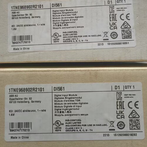 议价ABB PLC模块DI561原装现货 1TNE968902R2101 原装现货