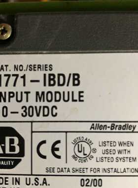 【议价】AB罗克韦尔1771-IBD/B，1771-OBD/C，第