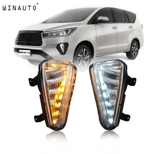 适用于丰田INNOVA20202021LED日行灯双色带转向灯直销