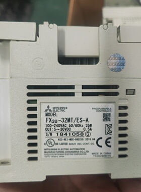 三菱PLCFX3U32MTESA拆机件功能完好-议价