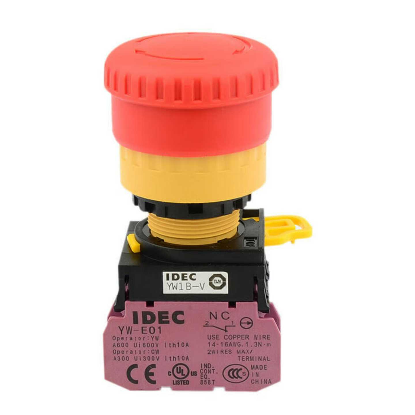 正品和泉急停开关YW1B-V4E01R