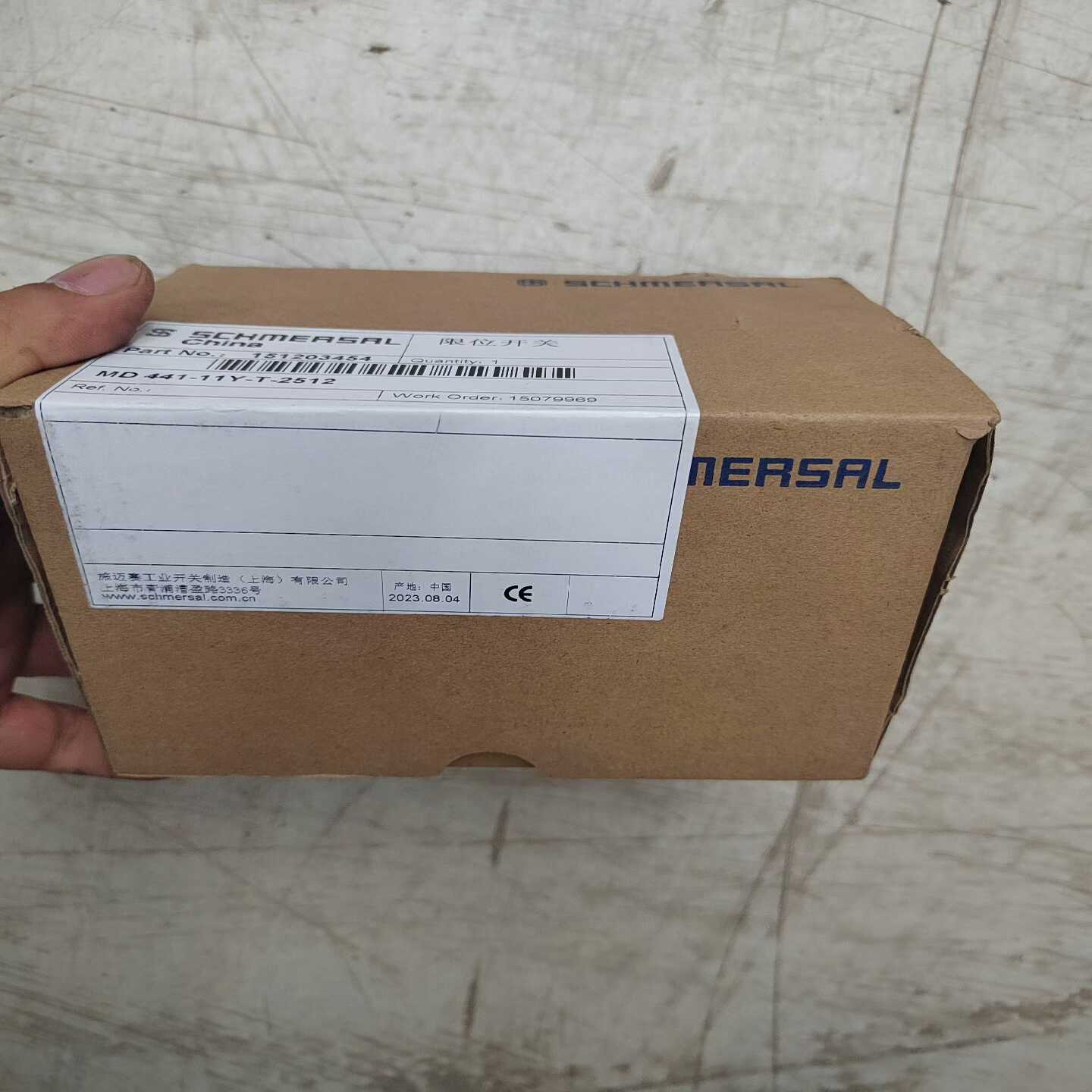 SCHMERSAL施迈赛限位开关151203454MD询价