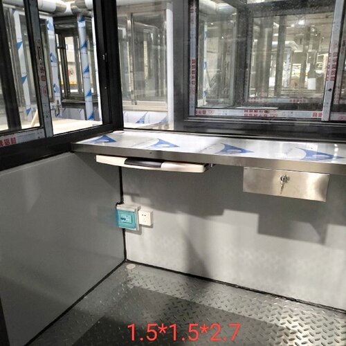 钢结构岗亭保安亭小区值班室收费岗亭可移动防疫治安亭门卫室厂家