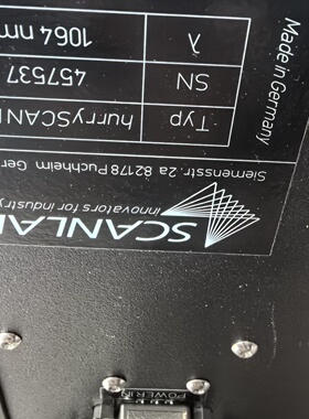 德国原厂进口振镜SCANLAB型号hurrySCANII议价