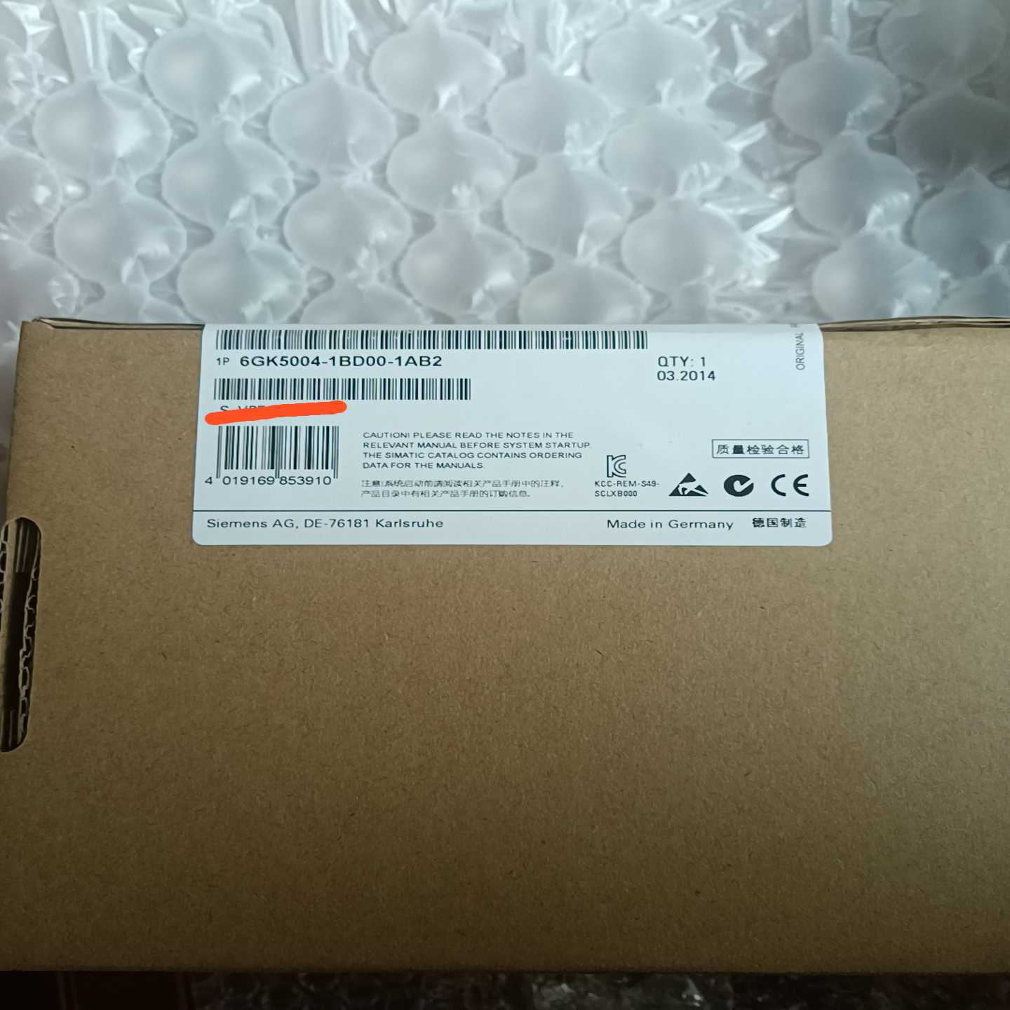 6GK5004-1BD00-1AB2未拆封询价