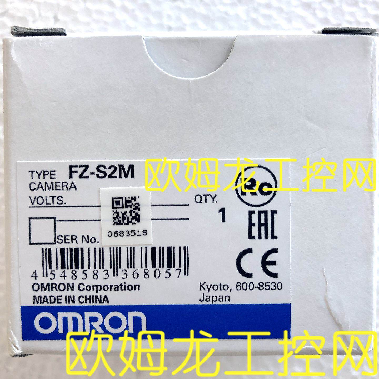 议价FZ-S2M视觉相机黑白200W像素OMRONOMRON全新原装未现货