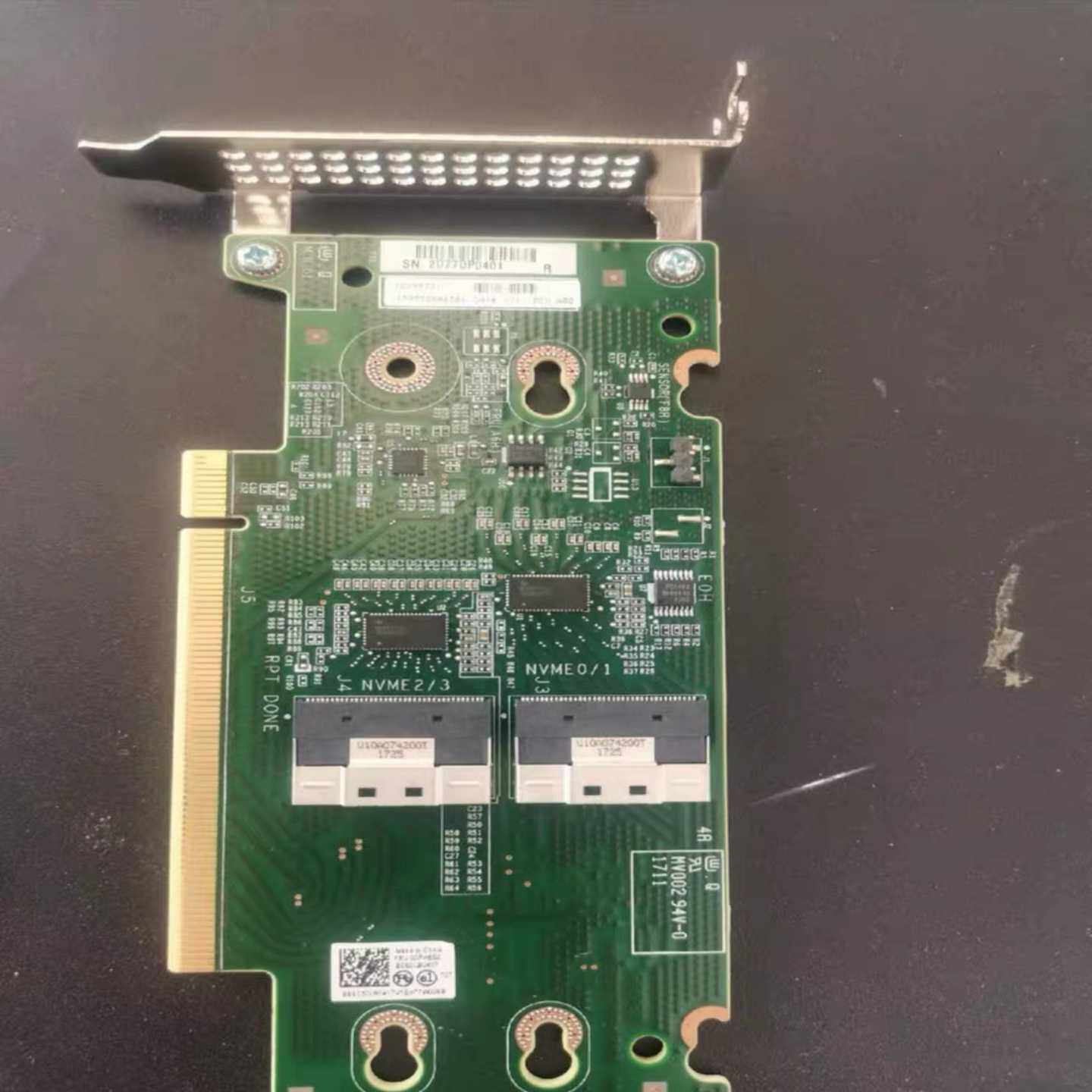 联想，浪潮，SlimSAS1分4NVMeU.2扩展卡，--议价商品