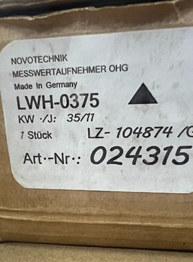 novotechk LWH-0375 位移传感器 工-议价