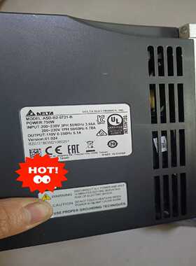 台达ASD-B2-0721-B，ECMA-C20807RS，议价