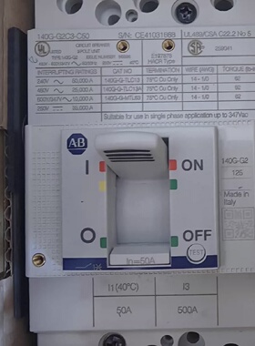 议价140G-G2C3-C50原装全新AB罗克韦尔接触器