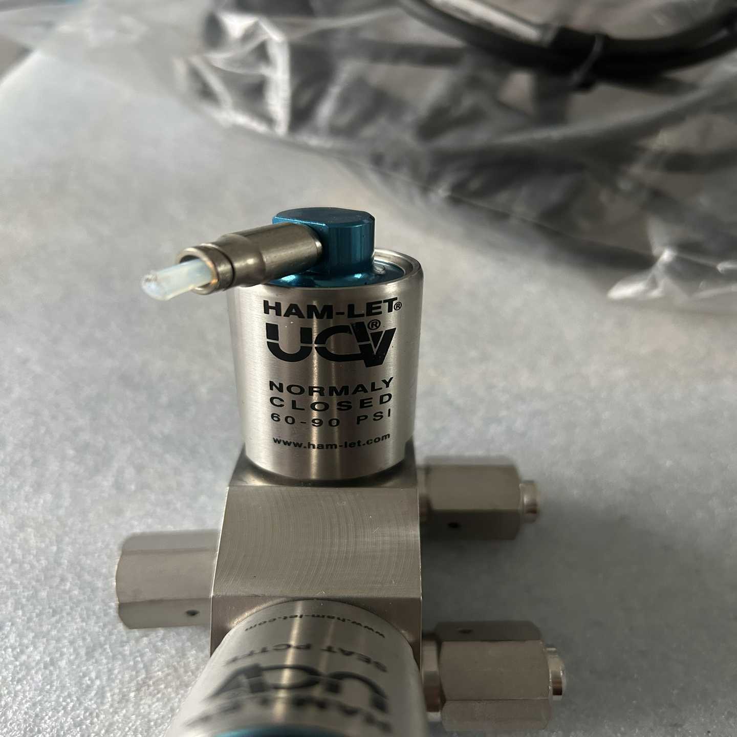 Ham-LetUCV真空气动隔膜阀，Y型三通阀，两联三通-询价客服