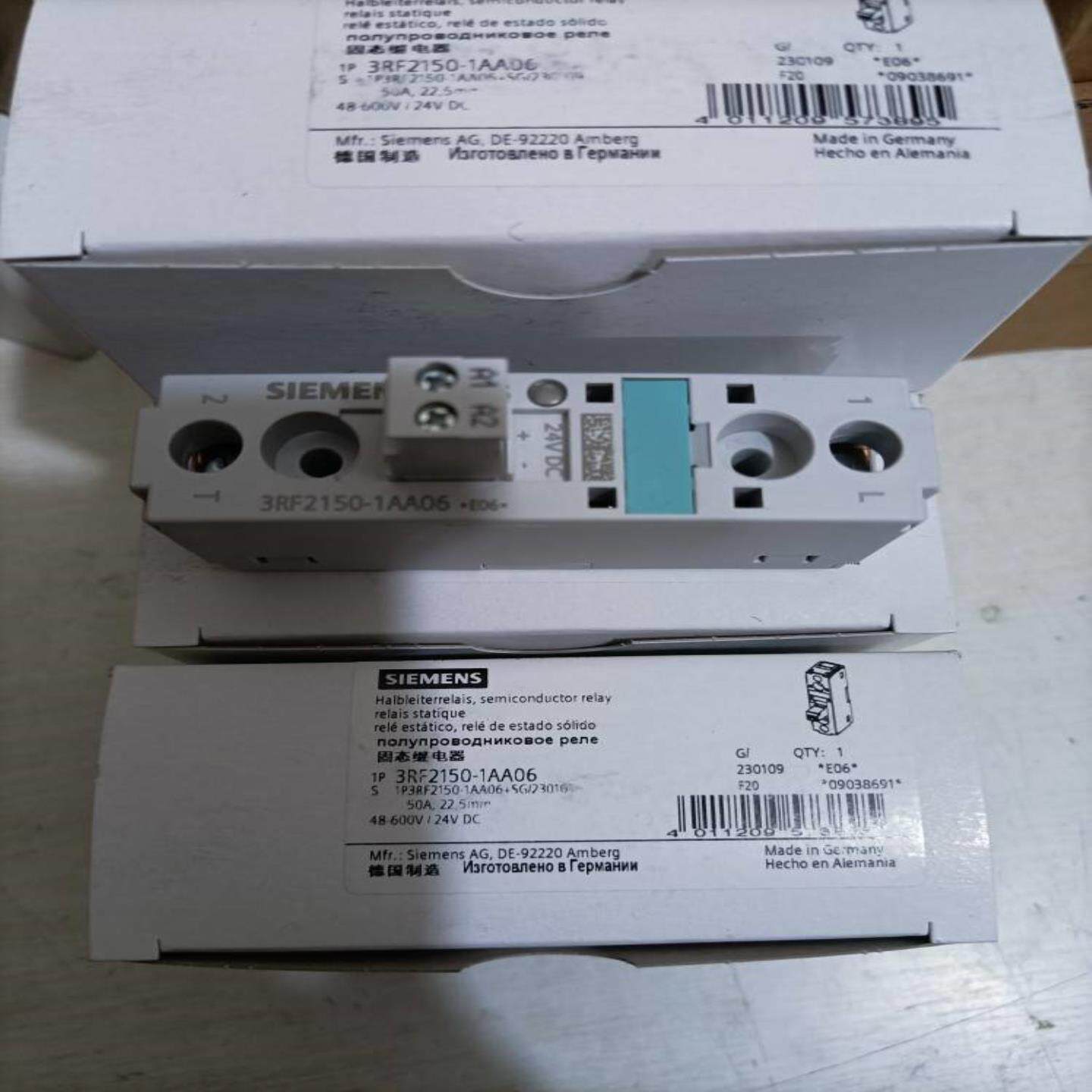 3RF2150-1AA06西门子固态继电器全新原装正品现货包邮