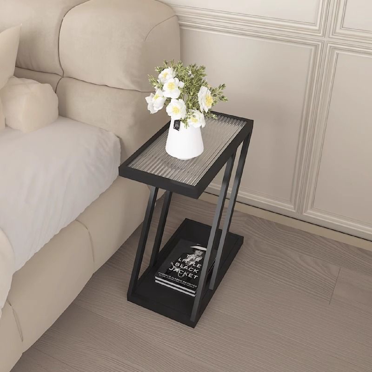 极窄床头柜现代茶几简约置物架床边轻奢客厅沙发几可移动边几卧室