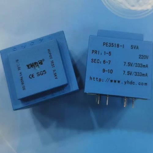 定制PE3518-I-5VA220V7.5VX2变压器时间约7个工作日