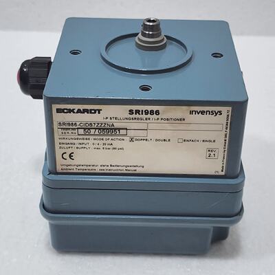 ECKARDT INVENSYS SRI986 IP Posicionador SRI986CIDS7ZZZNA 420