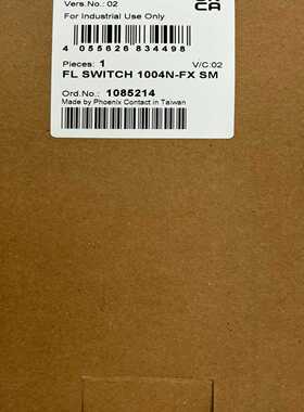 菲尼克斯交换机1085214FLSWITCH1004N---议价商品