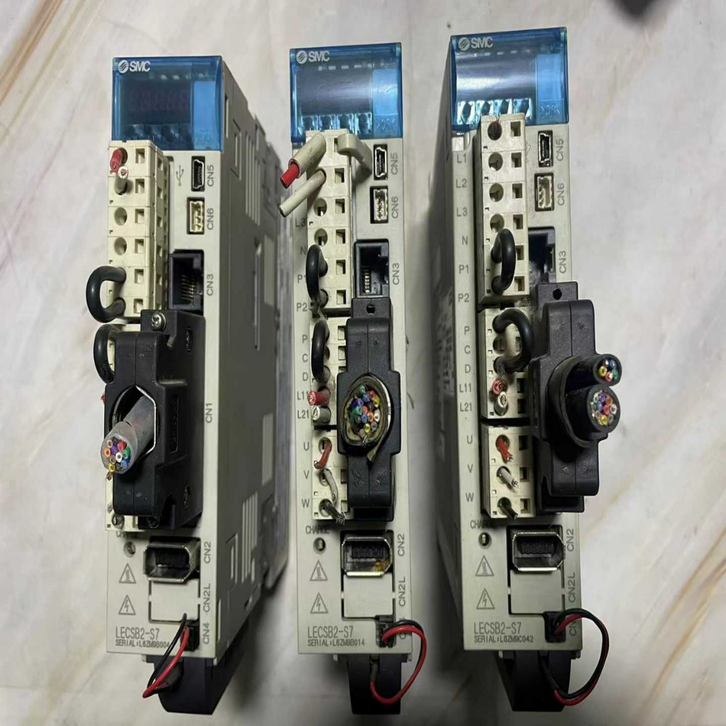 议价SMC伺服驱动器LECSB2-S7200w拆机实物