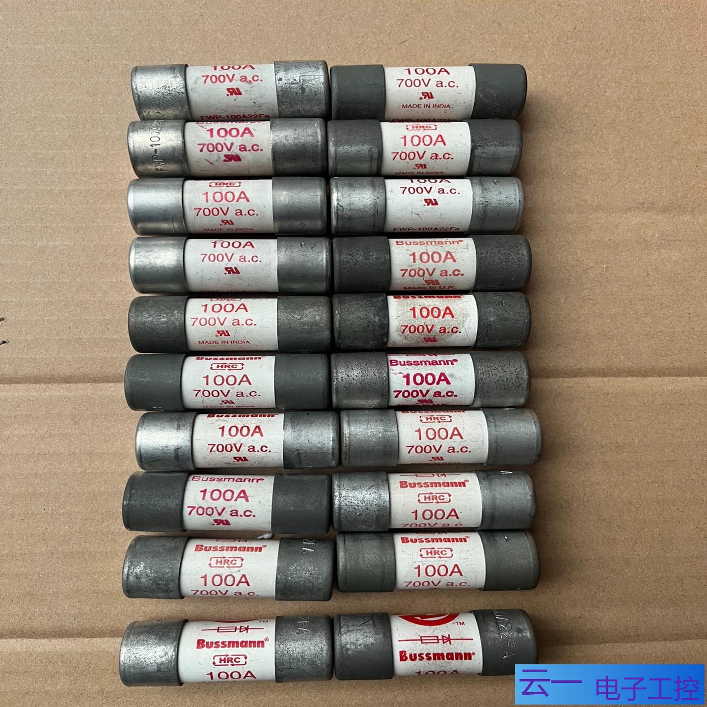 Bussmann保险100A700V；议价