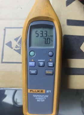议价FLUKE福禄克971温湿度计黄色外壳功能正常可测量温议价