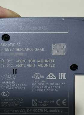 西门子SIMATICS7模块，型号6ES7193-6AR--议价商品