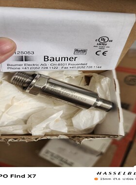 Baumer堡盟油压传感器16639，10125053，--议价商品