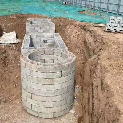 砌井砖成品水泥砌井混凝土检查井壁模块砖矩形弱电缆阀门商砼砌筑