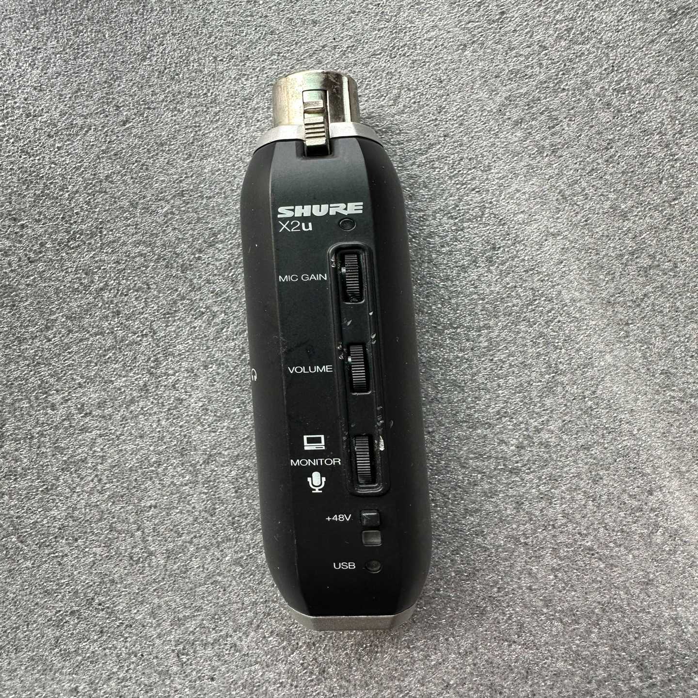 （议价）Shure/舒尔X2u/MVX2U旋钮被人为破坏，功能