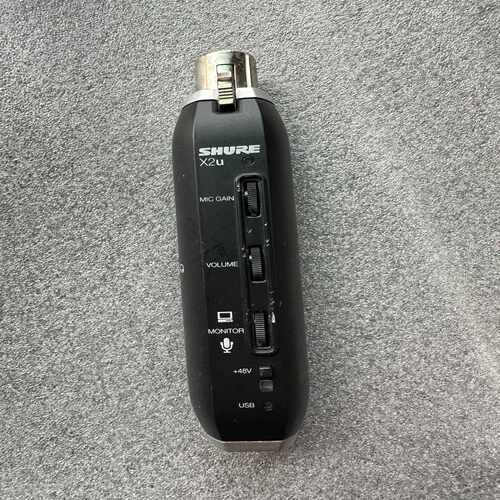 （议价）Shure/舒尔X2u/MVX2U旋钮被人为破坏，功能