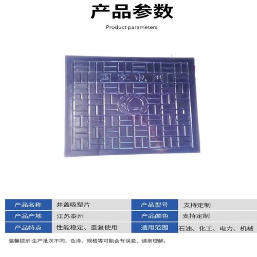 电力盖板塑片井盖塑料底模市政电网井雨污模标志桩电缆模具模片