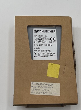 Schleicher Typ KZT11D Time Relay New In Boxed