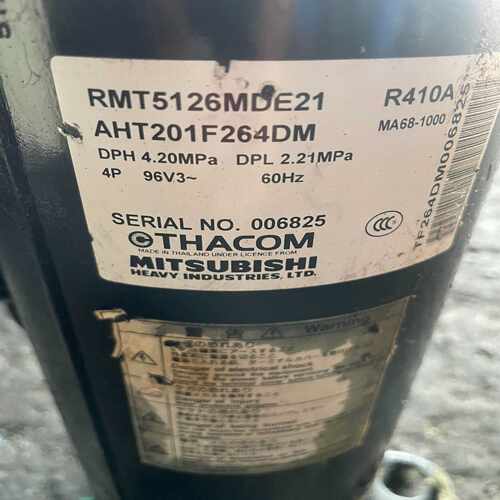 三菱重工变频压缩机。型号：RMT5126MDE21使用R41【侨报商行】