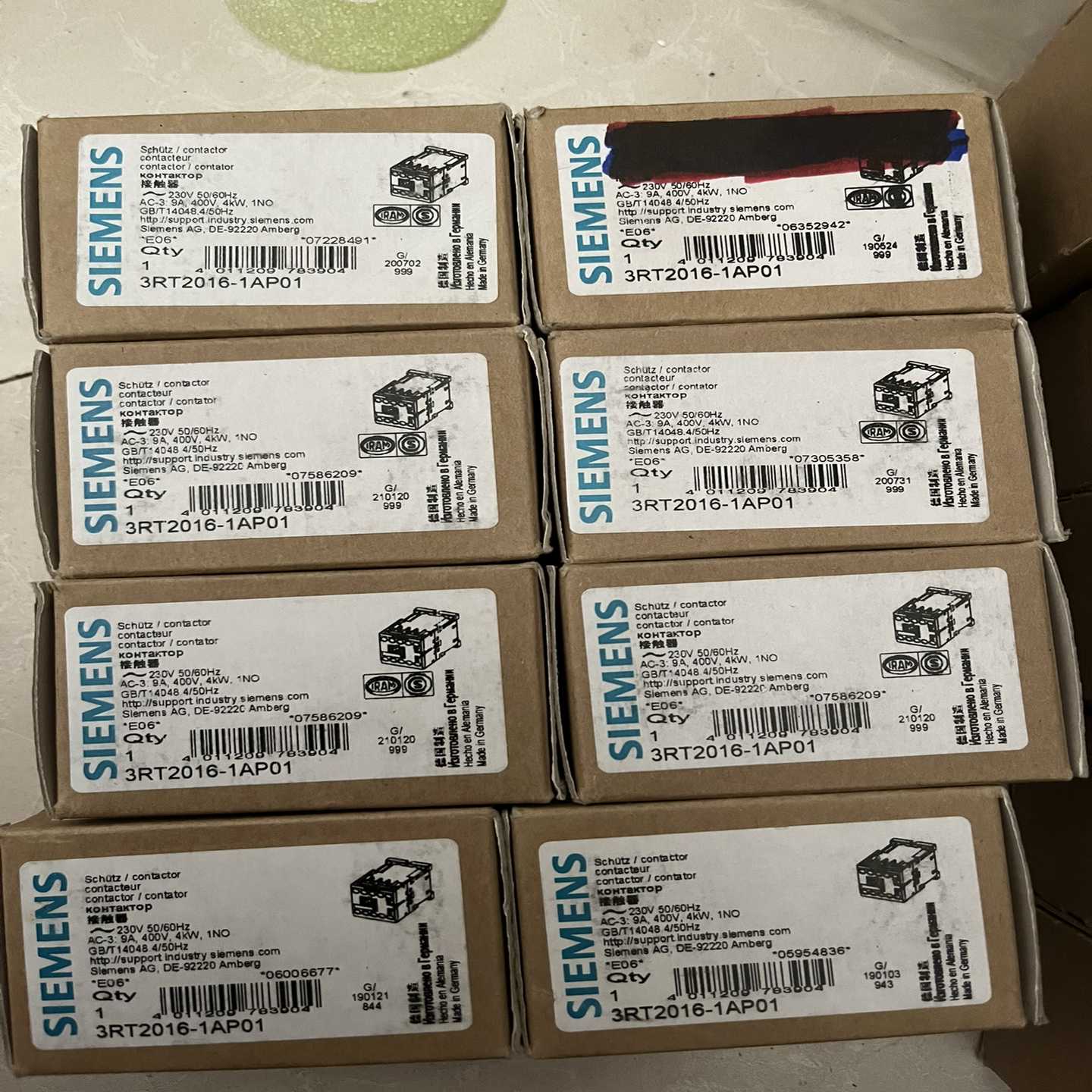 【议价】接触器3RT2016-1AP013RT2017-1