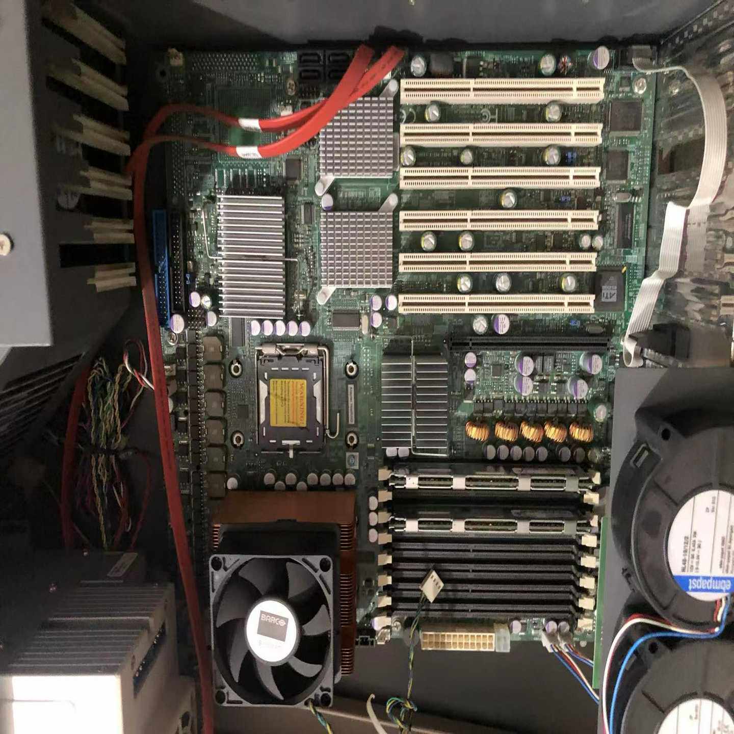 超微 X7DBE-X 5000P芯片组 6个PCI-X插槽~议价