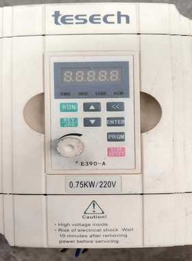 台创TESECH变频器E390-A，0.75KW/220V--议价商品