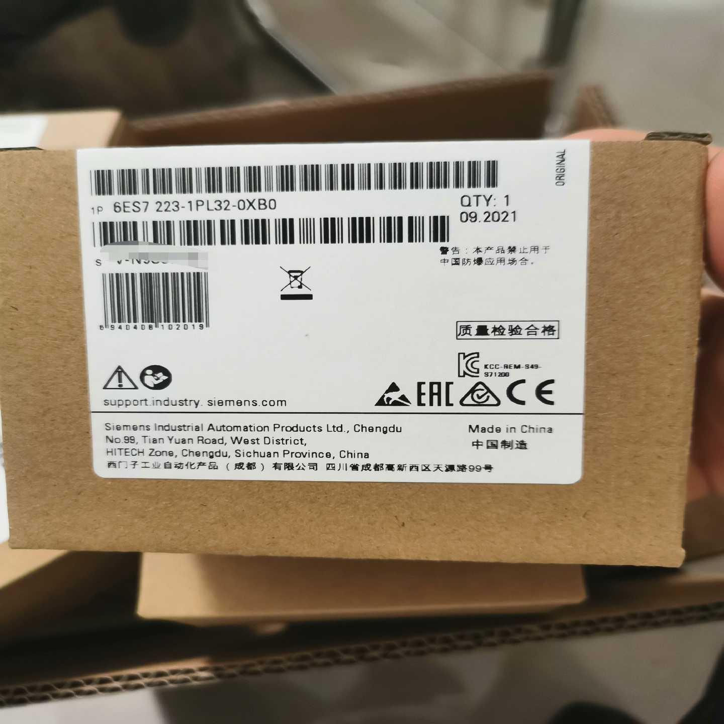 6ES7223-1PL32-0XB0未拆封询价